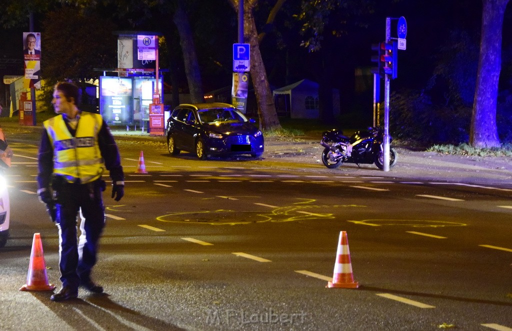 VU Pkw Krad Koeln Porz Wahn Frankfurterstr Heidestr P27.JPG - Miklos Laubert